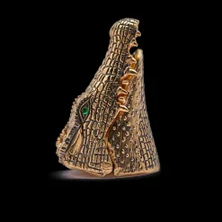 Alligator Head Ring