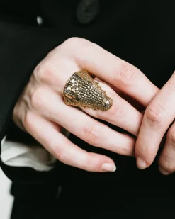Alligator Head Ring