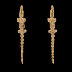 Alligator Vertebrae Earring Pair