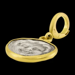 Ancient Silver Medusa Coin Pendant
