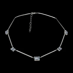 Aquamarine & Diamond Necklace