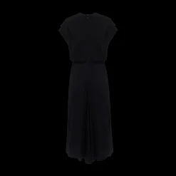 Banana-Cut Shift Dress