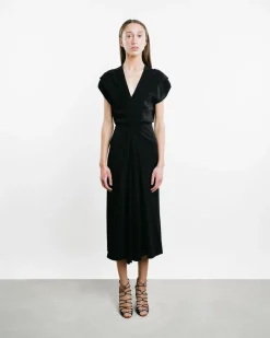 Banana-Cut Shift Dress