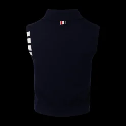 4-Bar Button-Down Vest