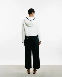 4-Bar Cropped Duffle Jacket