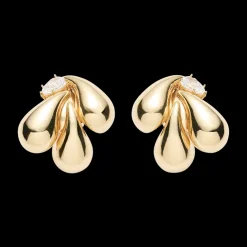 Blooming Teardrop Cluster Earrings