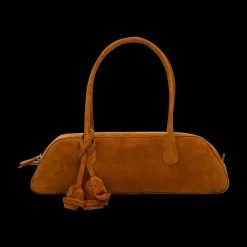 Brigitte Trapeze Suede Bag
