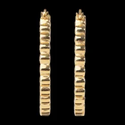 Bubble Double-Sided Diamond Hoops