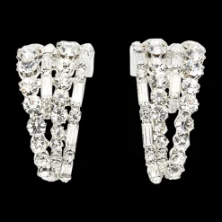 Cascading Crystal Drop Earrings