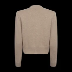 Cashmere Shoulder Pad Cardigan