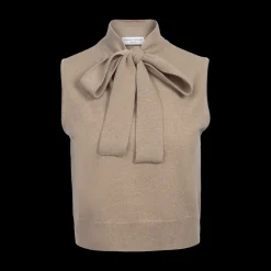 Cashmere Tie Sleeveless Tank