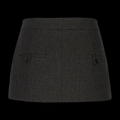 Checked Skirt Belt