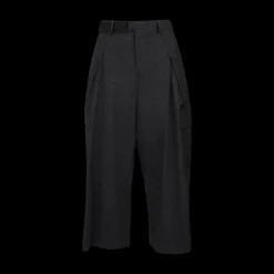 Cropped Glen Checked Pants