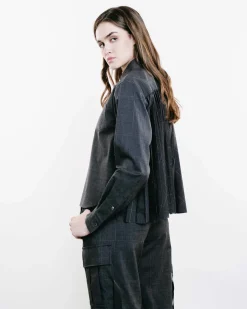 Cropped Glen Checked Pants