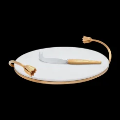Deco Leaves Cheese Serving Set