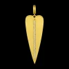 Diamond Skinny Heart Pendant