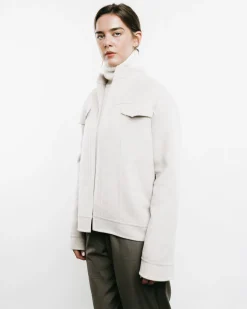 Double-Faced Cashmere Jean Jacket