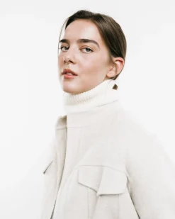 Double-Faced Cashmere Jean Jacket