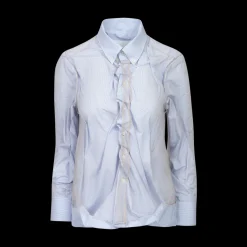 Gathered Long-Sleeved Shirt