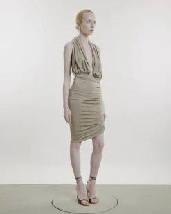 Halter Midi Dress