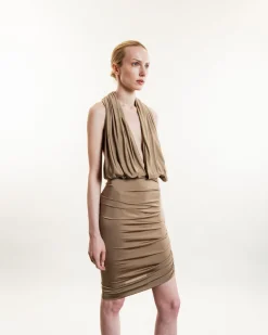 Halter Midi Dress