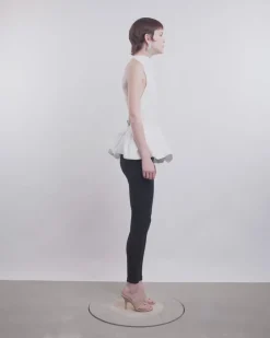 Halter Peplum Top