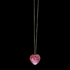 Heart Gradient Pendant Necklace