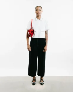 High-Rise Double Pleat Trousers
