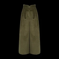 High-Waisted Corduroy Pants