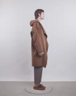 Hooded Coat With Cimossa