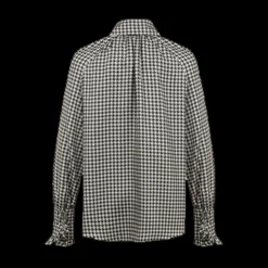 Houndstooth Bow-Tie Shirt