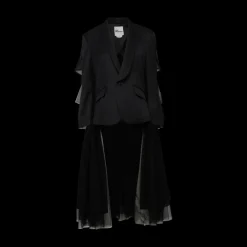 Jacket With Tulle Back