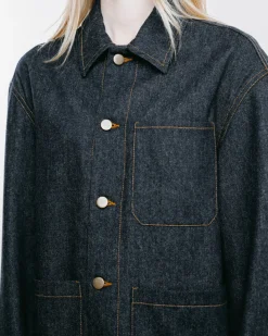 Julian Cashmere Denim Shirt Jacket