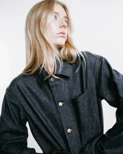 Julian Cashmere Denim Shirt Jacket