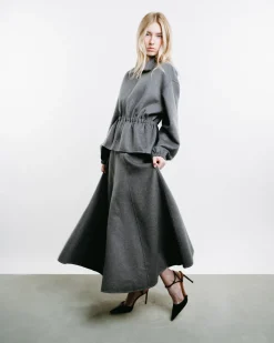 Long Panel Skirt
