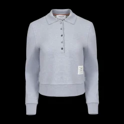 Long-Sleeved Polo Top