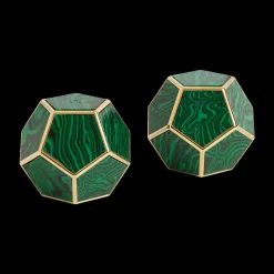 Malachite Pentagon Spice Jewels (Set of 2)