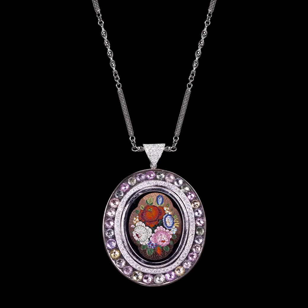 Marqueterie Pendant