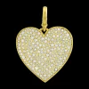 Medium Diamond Heart Pendant
