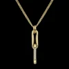Milano Pinched Diamond Drop Necklace