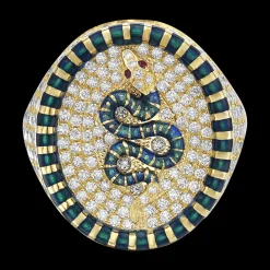 Nouvelle Serpent Jumbo Signet Ring