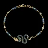 Nouvelle Serpent Metallic Enamel Bracelet