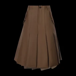 Nylon Twill Skirt