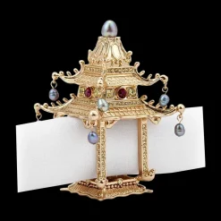 Pagoda Napkin Jewels (Set of 2)