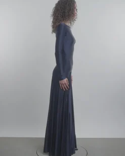Paneled Jersey Maxi Dress