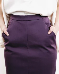 Pencil Midi Skirt