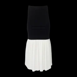 Peplum Maxi Skirt