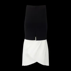 Peplum Maxi Skirt