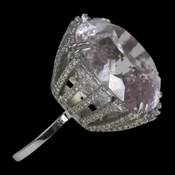 Pink Kunzite & Diamond Cocktail Ring