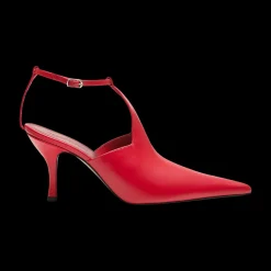 Pointed Pumps With Ankle Strap